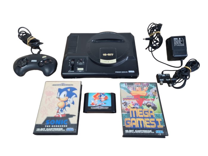 Sega Mega Drive - Set Of Video Game Console + Games - Without Original ...