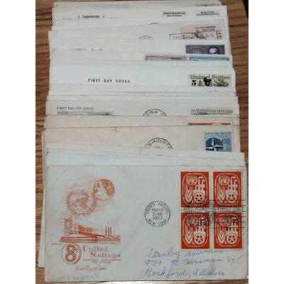 United States of America 1950/1970 - Set of 43 first day USA envelopes ...