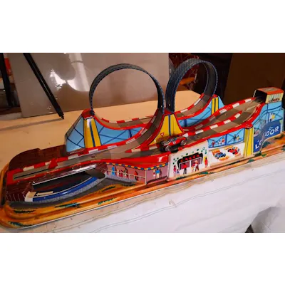 Technofix - Toy track LOOP THE LOOP - 1950-1960 - Germany | Barnebys