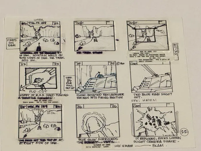 He-Man Original Storyboard - He-Man - He-Man Production - 1983 | Barnebys