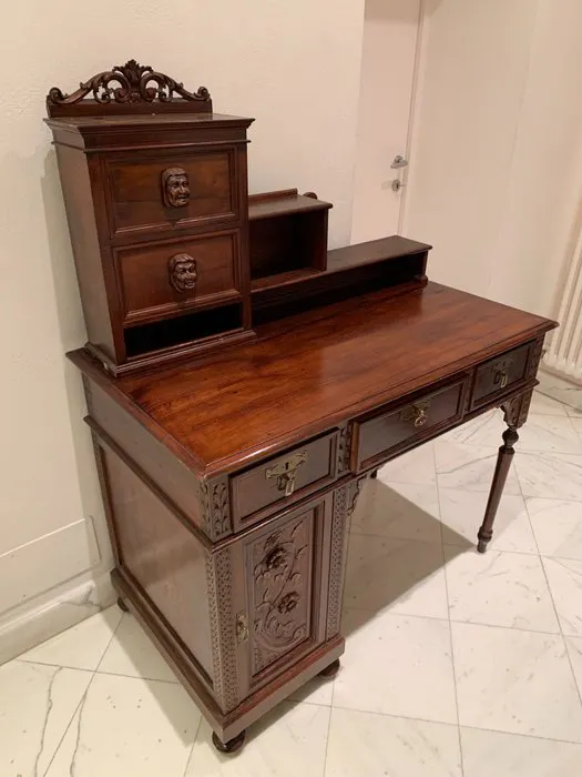 Desk, Desk composed of a writing desk and a table insert | Barnebys