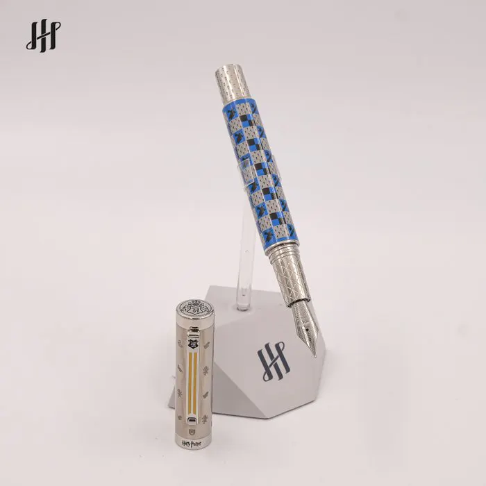Montegrappa Harry Potter Füllfederhalter – Hogwarts-Häuser Design, Edelstahl, Feder M
