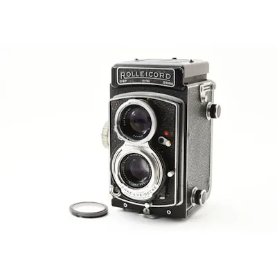 Rollei Rolleicord V 6x6 Xenar 75mm f/3.5 Twin lens reflex camera (TLR ...