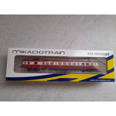 Autorail EAD toit crème, X 4537 + XR 8532, Nice - NW-168 - REE Modeles Autorail EAD toit crème, X 4537 + XR 8532, Nice - NW-168 - REE Modeles