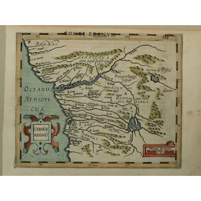 Africa - Congo; Jodocus Hondius / Johannes Janssonius - Congi Regnum ...