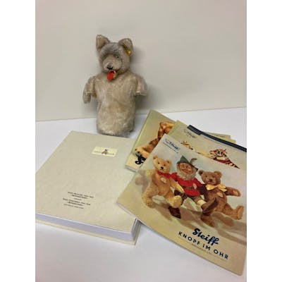 Steiff - Teddy bear Vintage Steiff Wolf Puppet