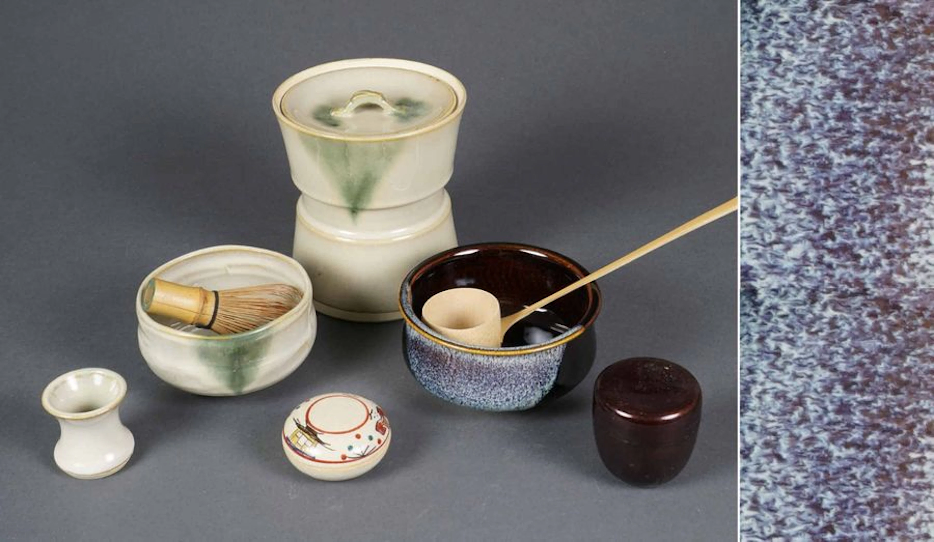 NECESSAIRE POUR LA CEREMONIE DU THE, CHANOYU…