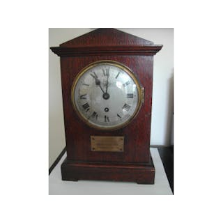 A rare early F W Elliott RAF Officers Mess Room Clock no 11582, dated 1930