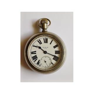 North British Railway pocket watch by Elgin, no 485, dating pre 1920