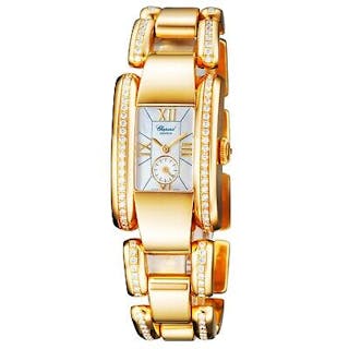 CHOPARD La Strada 18 Karat Yellow Gold Ladies Bracelet Watch 41/9254 New