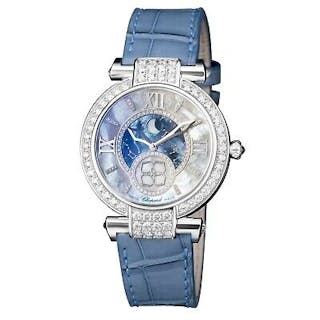 Chopard Imperiale Moonphase Automatic White Gold & Diamond Ladies Watch 38/4246