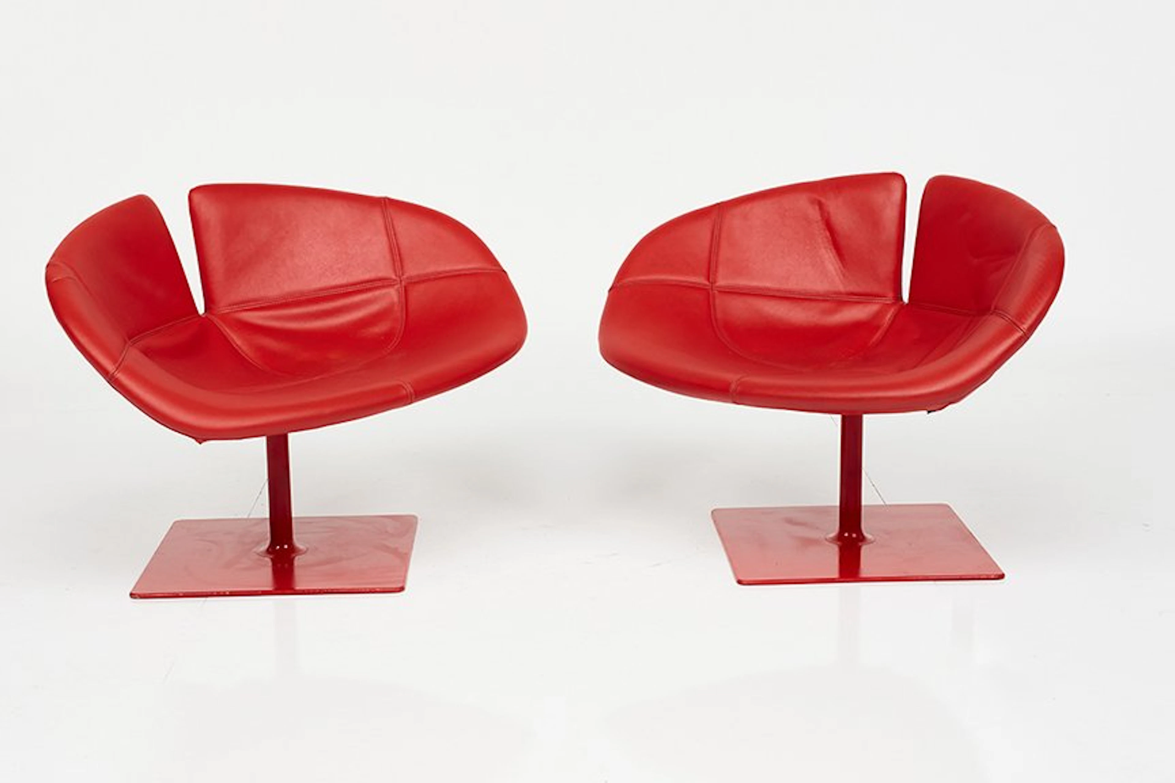 Pair of 'Fjord' lounge chairs, 2005