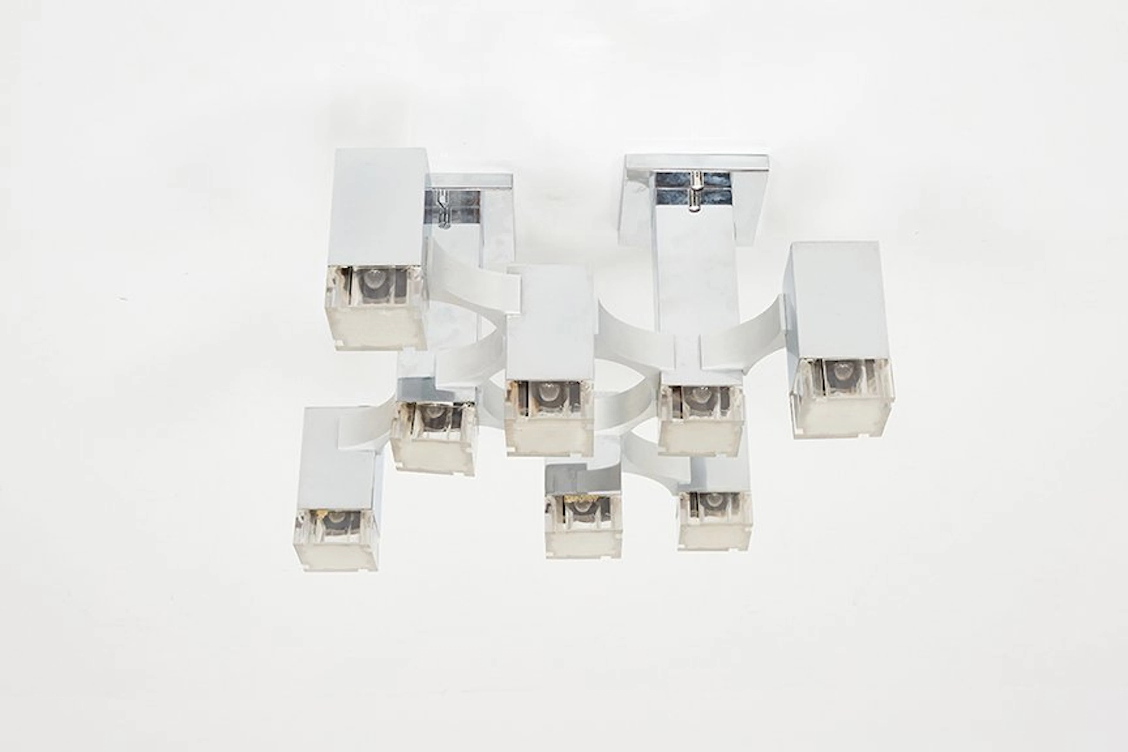 Small 'Cubic' ceiling light, 1970s