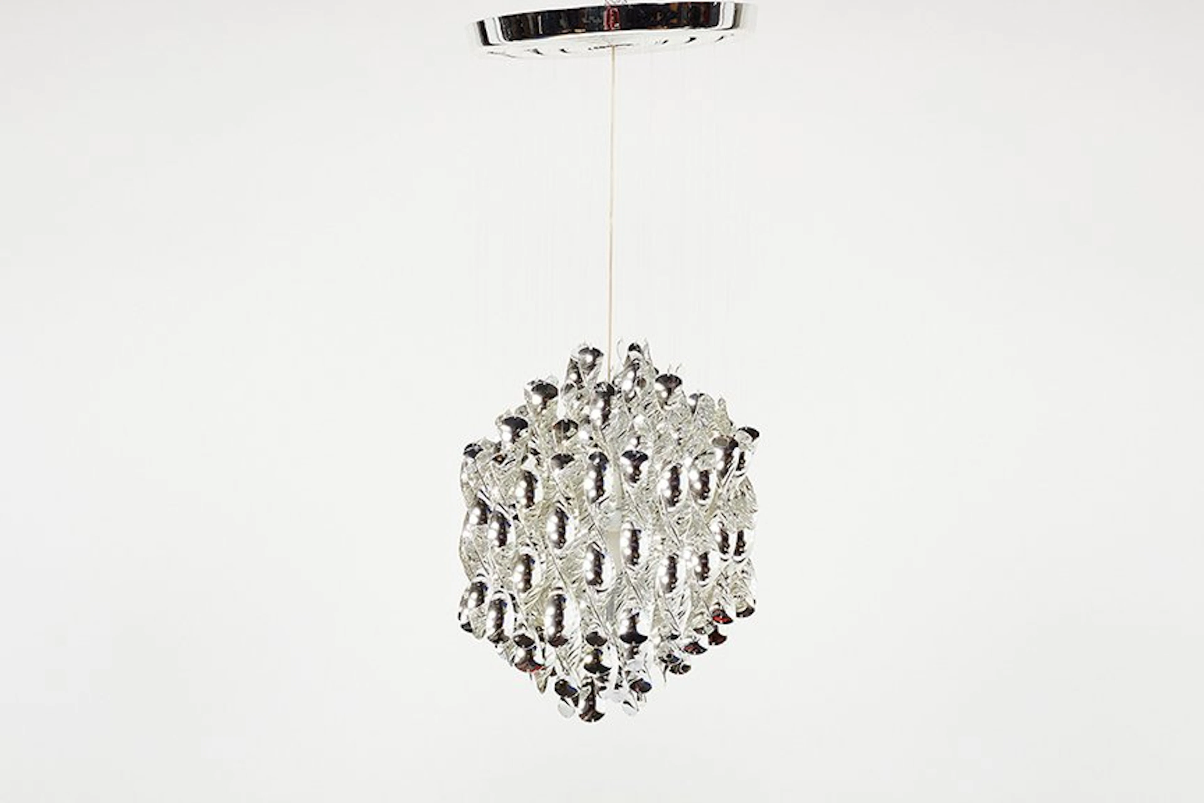 Spiral chandelier, model no. SP-1, ca. 1969