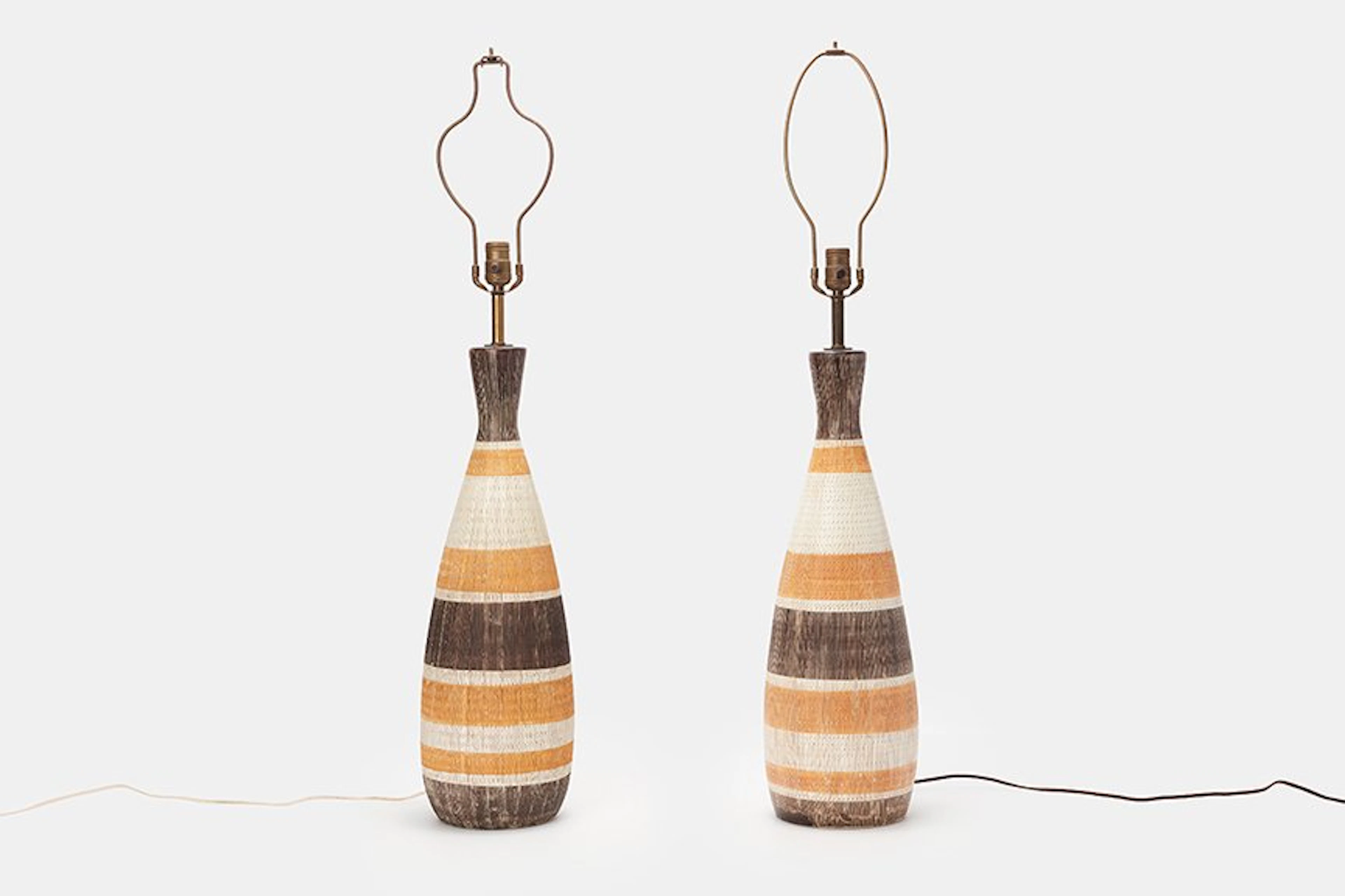 Pair of table lamps, 1960s