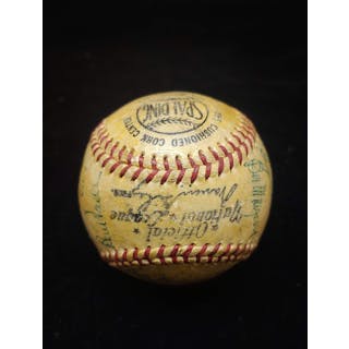 1953 Brooklyn Dodgers Team-signed Baseball - $15K Appraisal Value!