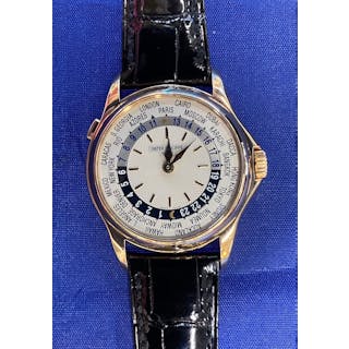 PATEK PHILIPPE World Time #5110 18K Rose Gold Automatic Mens Watch
