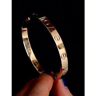 CARTIER Love Bracelet 18K Rose Gold Brand New in Box - $7.5K Value w/ CoA!