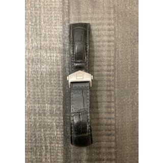 TAG HEUER Black Crocodile Padded Watch Strap for Deployment - $700
