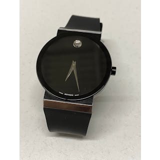 MOVADO Sapphire Synergy Jumbo Black PVD Stainless Steel Watch - $2.5K