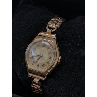 RJW Limited Brand Ladies Watch Gold-tone Vintage Circa 1920's - $4K