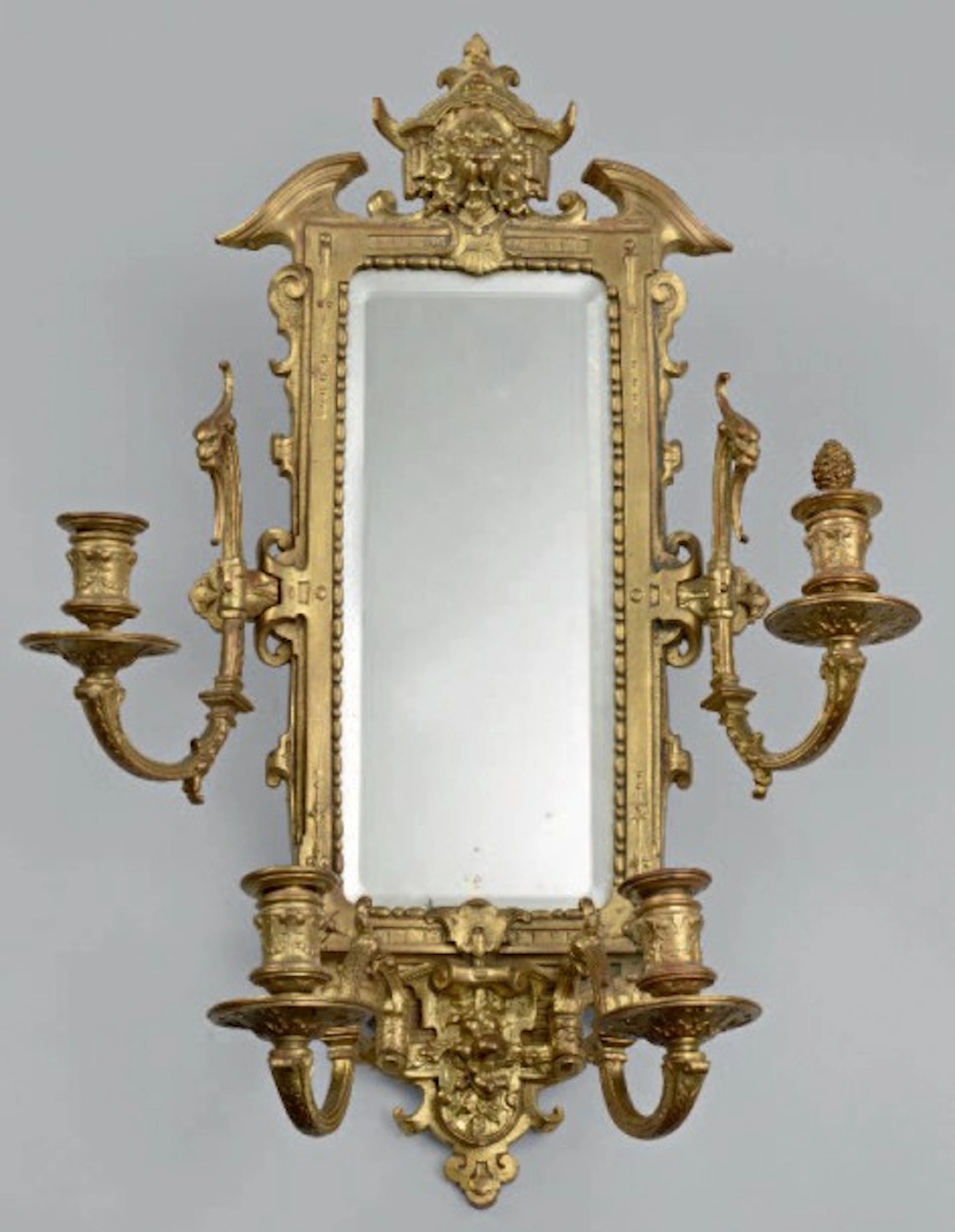 Applique en bronze doré
