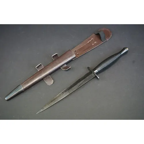 A Fairbairn Sykes Commando Dagger, Marked Sheffield, England... | Barnebys