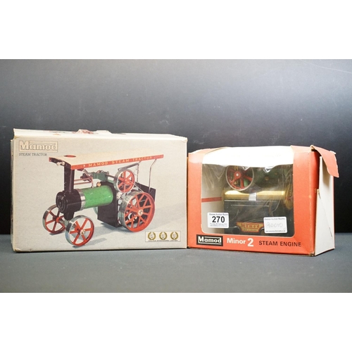 Two Boxed Mamod Steam Engines To Include TE1A Steam Tractor ... | Barnebys