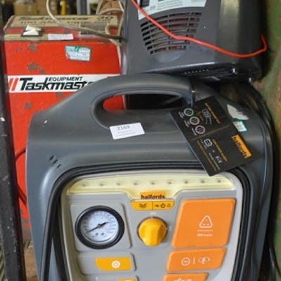 Halfords powerpack/compressor and taskmaster 30amp - 100amp ... | Barnebys