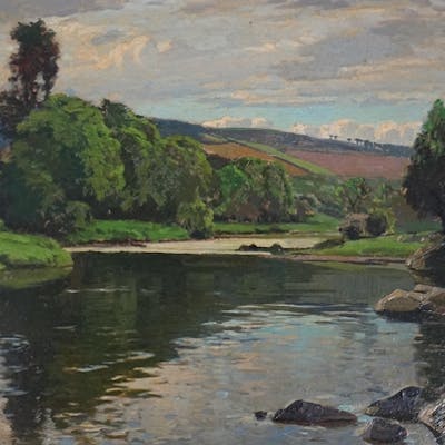 Samuel John Lamorna Birch (18691955) Devonshire River L... Barnebys