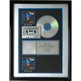 Aerosmith Nine Lives RIAA 2x Multi-Platinum Album Award