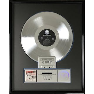 Guns N' Roses G N'R Lies RIAA Platinum LP Award