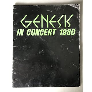 Genesis 1980 Concert Tour Program
