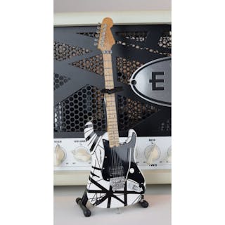 Van Halen EVH "Black and White" VH I Mini Guitar Replica