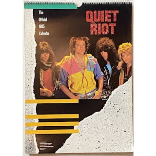 Quiet Riot Official 1985 Vintage Calendar