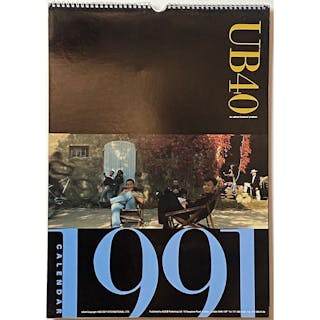 UB40 1991 Calendar Vintage