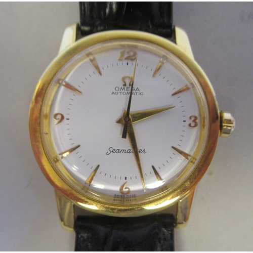 An Omega Seamaster Bumper Gold Plated/stainless Steel Cased ... | Barnebys