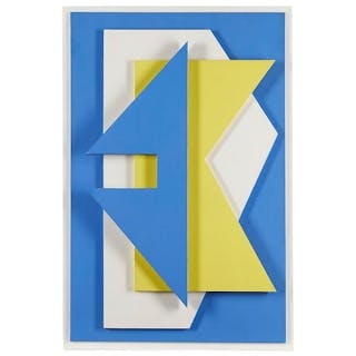 Charles Biederman "NY #7" Structurist Relief 1938
