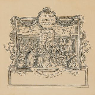 Aft. William Hogarth "Theatre in Hay Market" Print