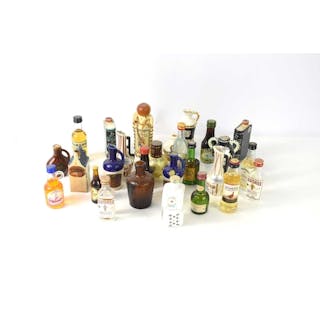 A collection of alcohol miniatures, some sealed, to include ...