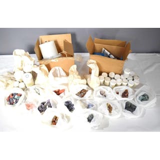 Two ATC-123 gemstone tumblers together with a large quantity...