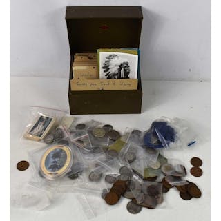 A collection of coins, some Victorian, mostly 20th century i...