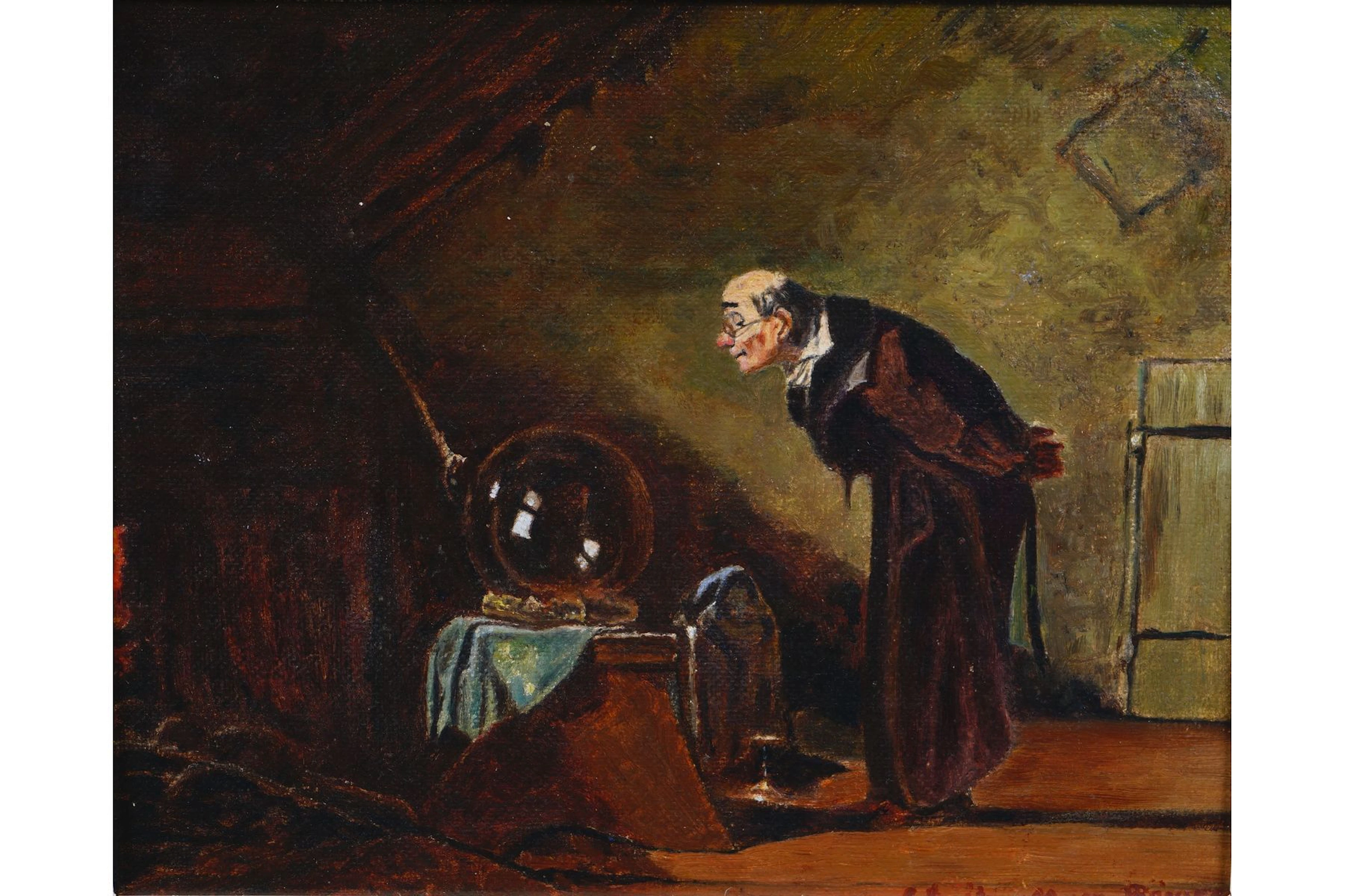 Painokuva, CARL SPITZWEG. Maksuton kuljetus Helander Helsinki