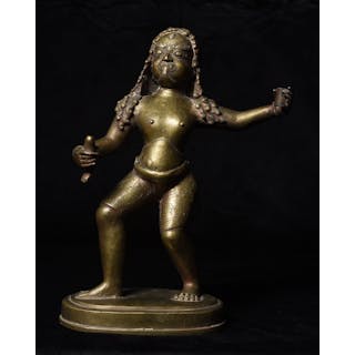 18th/early 19thC/early 19thC Nepalese dakini. Powerful