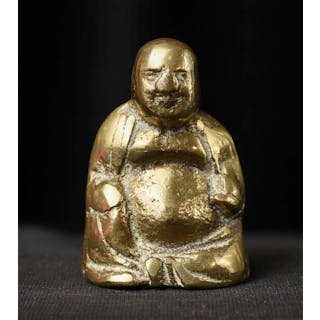Old/Antique Bronze/Brass Chinese Hotei.