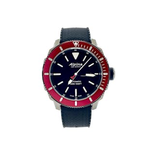 ALPINA RED SEASTRONG DIVER 300 AUTOMATIC WATCH
