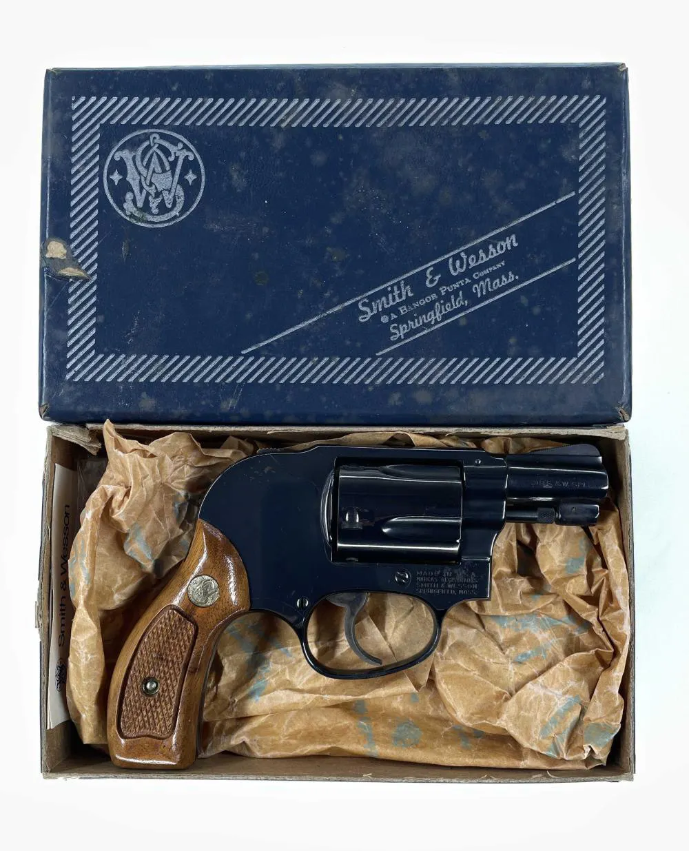 SMITH & WESSON MODEL 49 BODYGUARD .38 SPL REVOLVER WITH FACTORY BOX ...