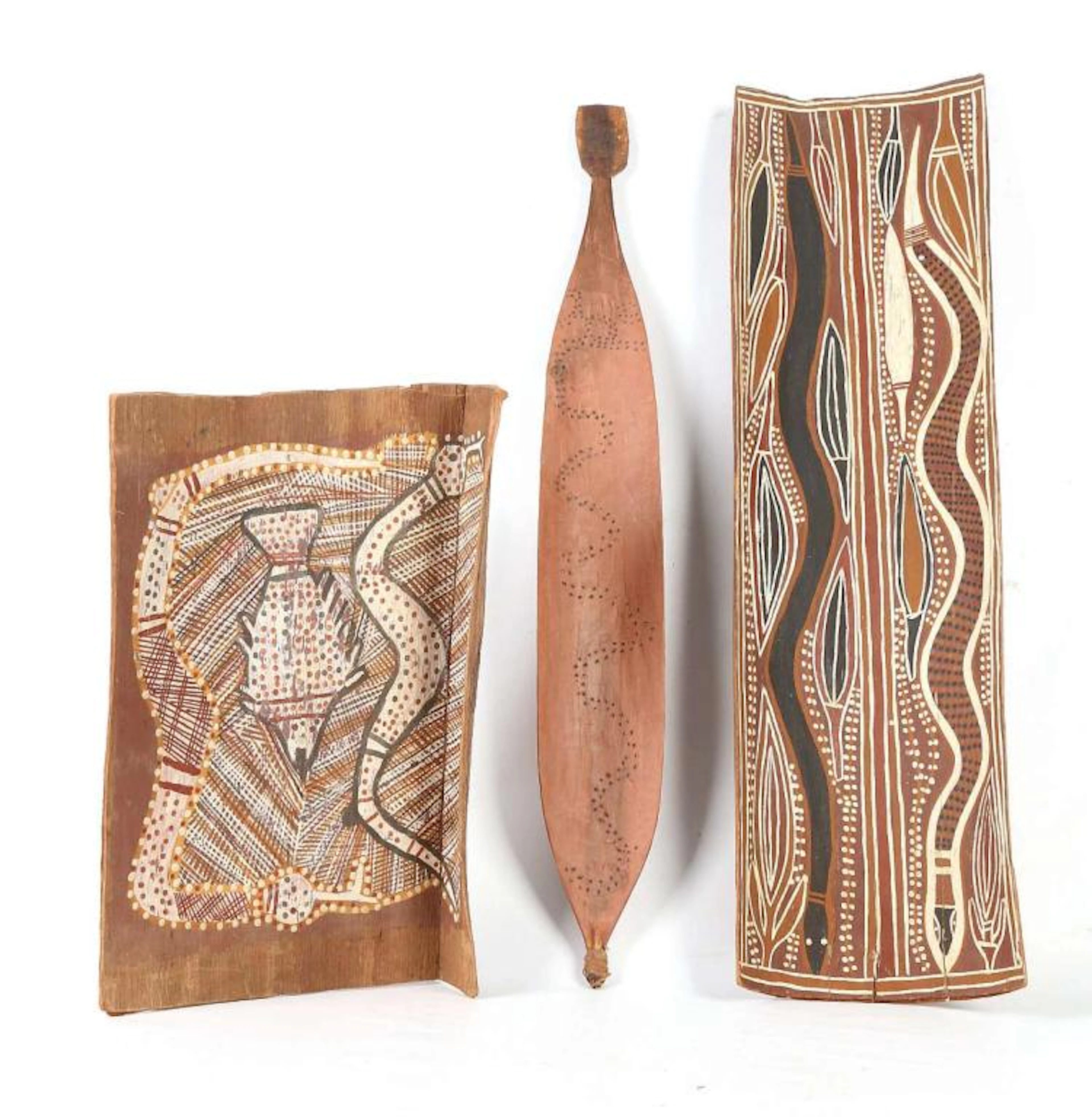 THREE ABORIGINAL ARTEFACTS
