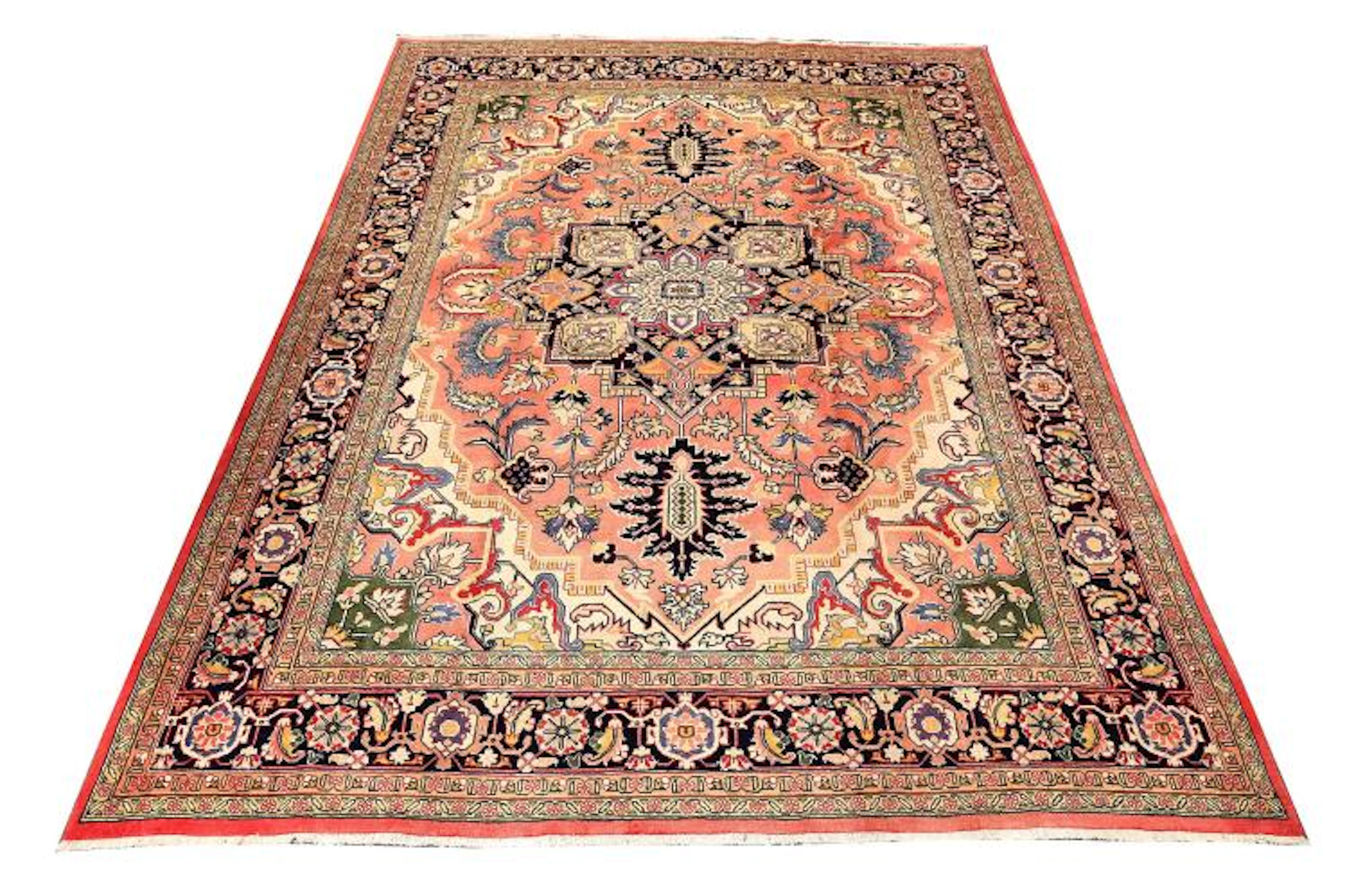 A FINE HERIZ CARPET NORTH-WEST PERSIA