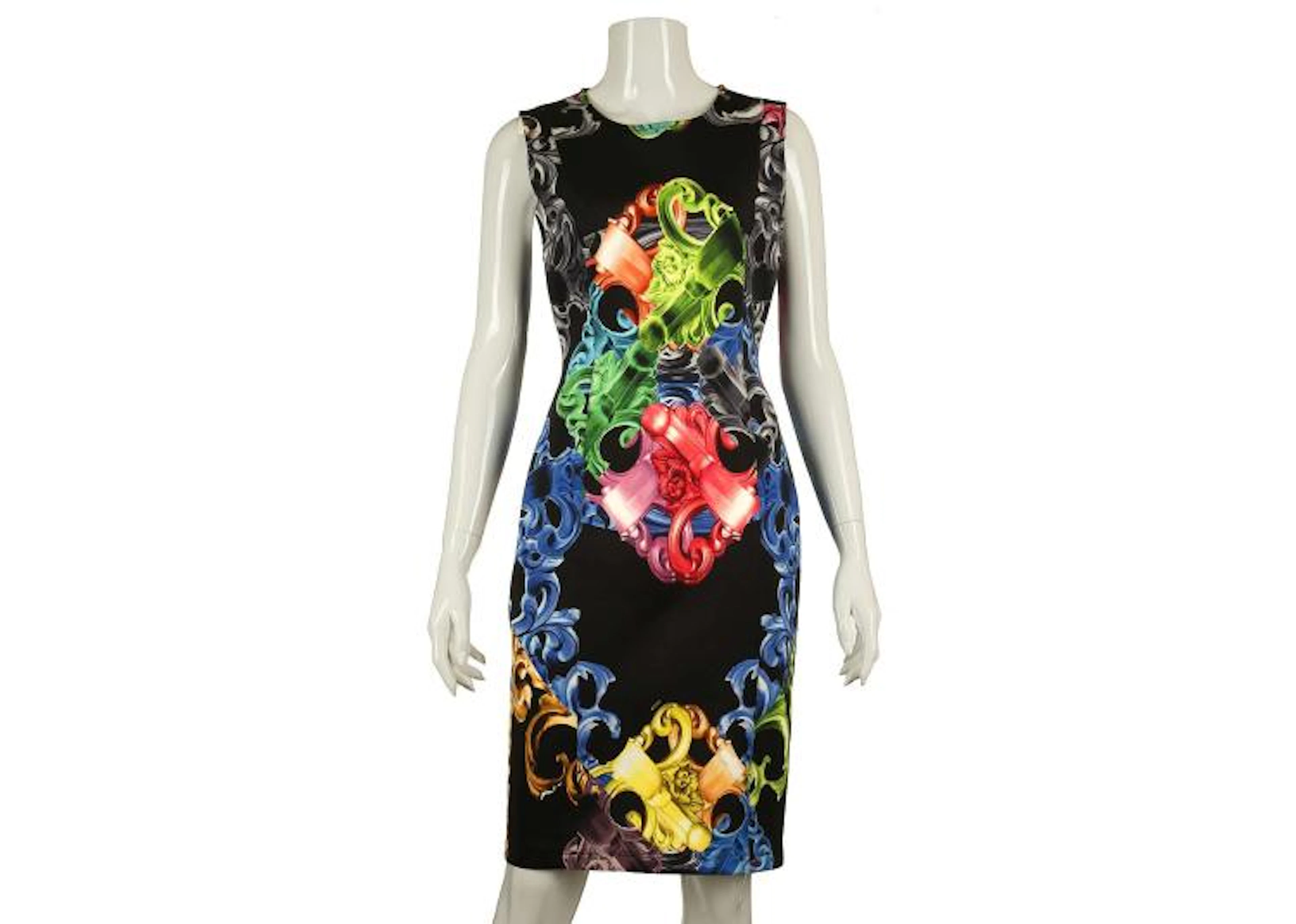 Versus Versace black and printed dress